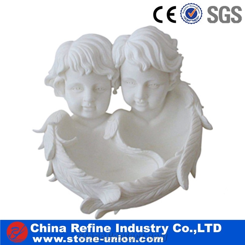 Garden Carving Stone in China,Customized Children Sculpture,Pure White Marble Hand Carved Craft Decorated Statue,Chinese White Marble Sculpture , Cheap Marble Small Handcraft Marble Stone