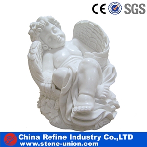 Garden Carving Stone in China,Customized Children Sculpture,Pure White Marble Hand Carved Craft Decorated Statue,Chinese White Marble Sculpture , Cheap Marble Small Handcraft Marble Stone