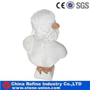 White and Beige Marble Sculpture Exporter , Marble Carving Stone for Sale , Cheap Marble Statue Manufacturer