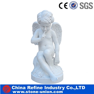 White Marble Angel Statue , Pure White Marble Children Carving Stone,Religious Sculptures,Sculpture Ideas,Religious Statues,Western Statues