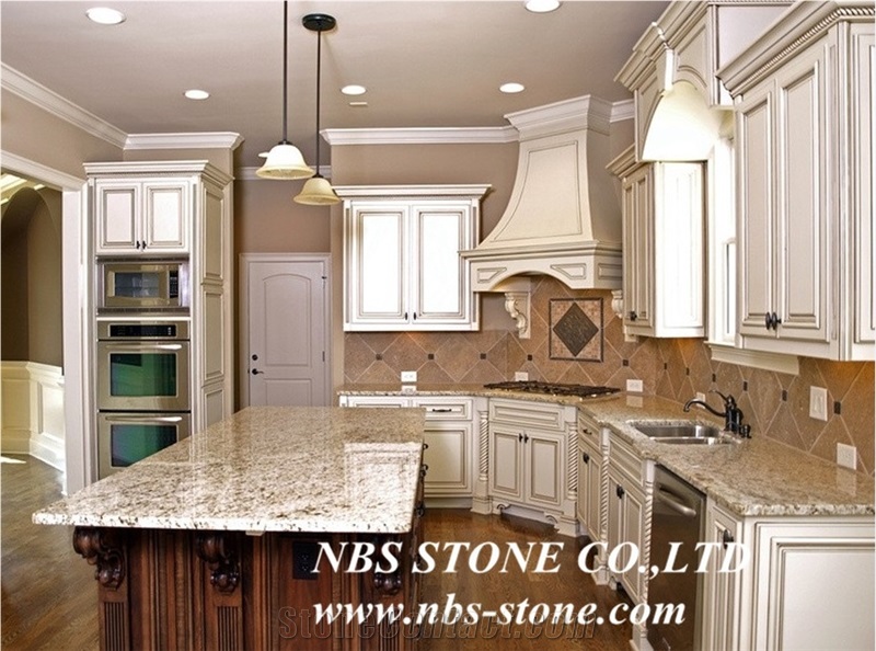 Giallo Granite Polished Countertop,Kitchen Tops Project,Building Material