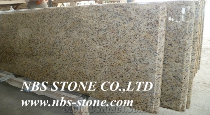 Giallo Ornamental Granite，Polished Countertop,Kitchen Tops Project,Building Material