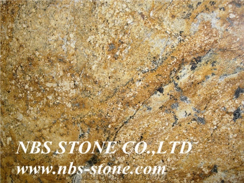 Lapidus Brazil Yellow Granite,Polished Tiles&Slabs,Flamed,Bushhammered,Cut to Size for Wall Covering,Flooring,Project,Building Material