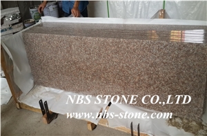 Peach Red G687 Granite,Polished Tiles& Slabs Cut to Size for Countertop,Kitchen Tops,Wall Covering,Flooring,Vanity Top,Project,Building Material