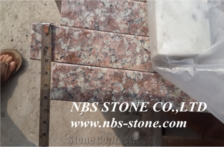 Peach Red G687 Granite,Polished Tiles& Slabs Cut to Size for Countertop,Kitchen Tops,Wall Covering,Flooring,Vanity Top,Project,Building Material