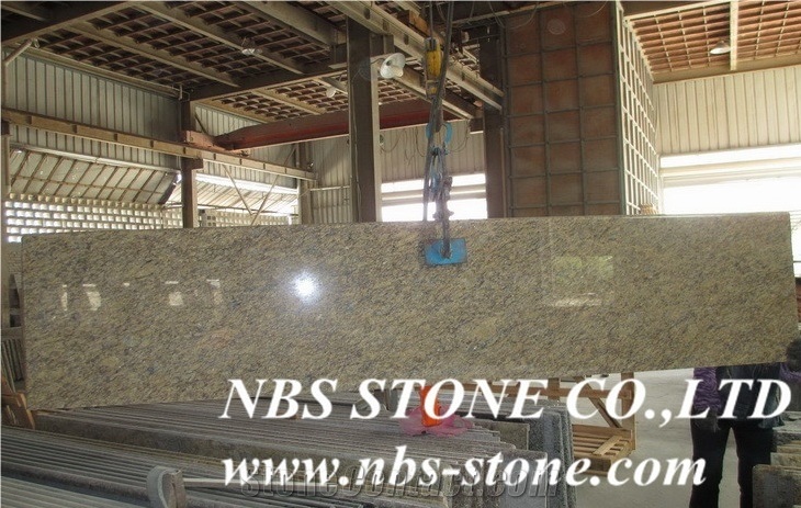 Venus Gold Granite,Polished Tiles& Slabs,Flamed,Bushhammered,Cut to Size ,Wall Covering,Flooring,Project,Building Material