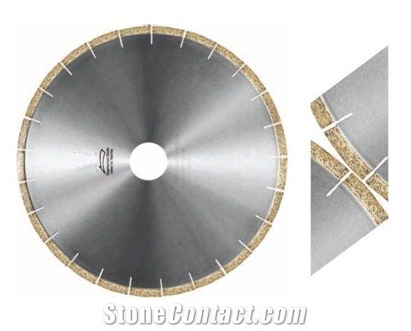 General Splitting Blade and Segment for Marble - Silver Brazed (High Frequency Welding)
