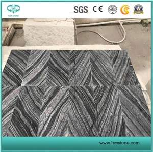 Black Marble, Black Wood Marble Slab, Marble Flooring Tile, Marble Slab