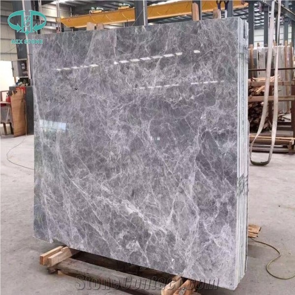 Silver Ermine Marble Tile & Slab,Aleutian Mink Marble Dark Grey Marble Polished China Grey Marble Slabs
