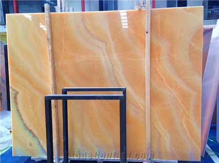 Polished Honey Onyx Slabs and Tiles,Yellow Onyx Walling Tiles,Yellow Onyx Translucent Background