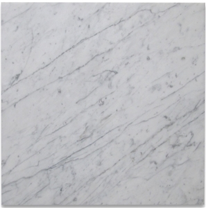 Bianco Carrara, White Carrara Marble Tile 24 X 24