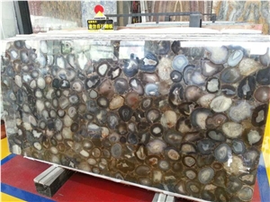 Blue,Brown,Black,Red,Green Agate Semiprecious Stone Big Slab,Tile,Cut Size,Wall&Floor Covering,Transparent Countertop,Luxury Decoration Semi Precious Stone with High Value