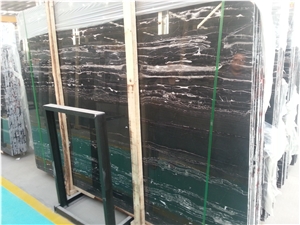 Chinese Original Luxury Natural Black Color Silver Dragon Marble Polished Slabs,Cut Size,Tile for Interior Wall,Floor Decoration.Cheap Price.