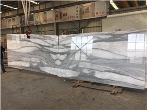 Cloudy Vein Marble Tiles & Slabs, White Polished Marble Floor Tiles, Wall Tiles