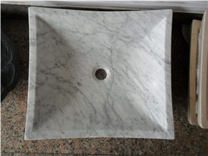 Italy Polish Bianco Carrara C Marble,Bianco Carrara Tipo C Marble,Carrara Bianca C,White Carrera C Marble,Blanc Carrara C Marble Sink