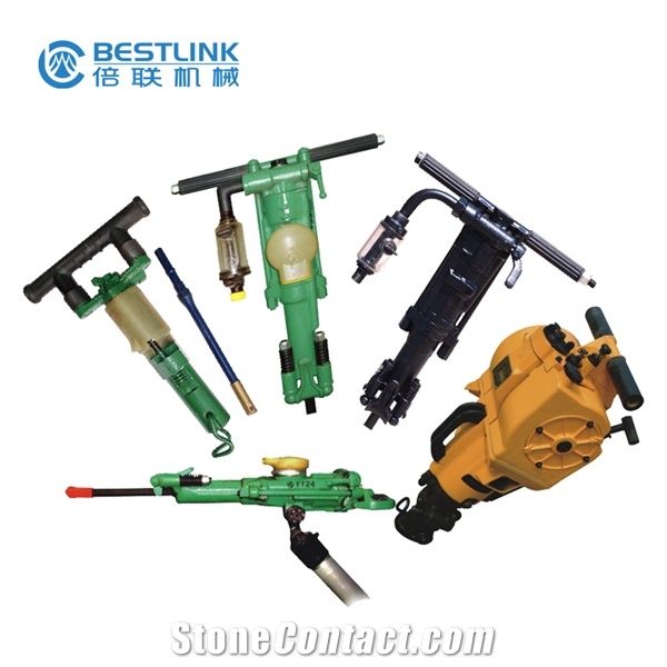 Air Leg Yt28/Yt29 Rock Drill, Pneumatic Jack Hammer for Quarrying Stone, Underground Air Rock Drilling Tools