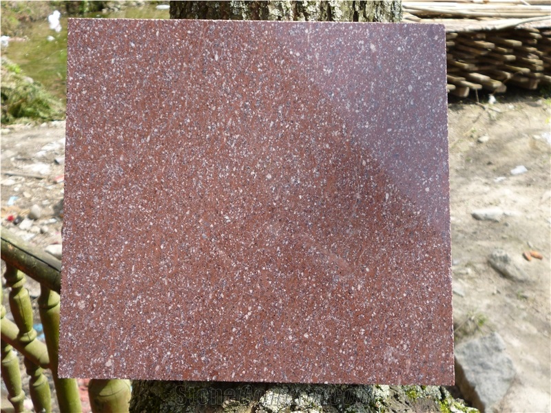 China Shou Ning Red G666 Granite,Finished Flamed/Brush Hammered/Polished,Red Granite Tiles and Slabs,G666 Wall Tiles and Pavers,Red Granite Floor Covering,Xiamen Songjia