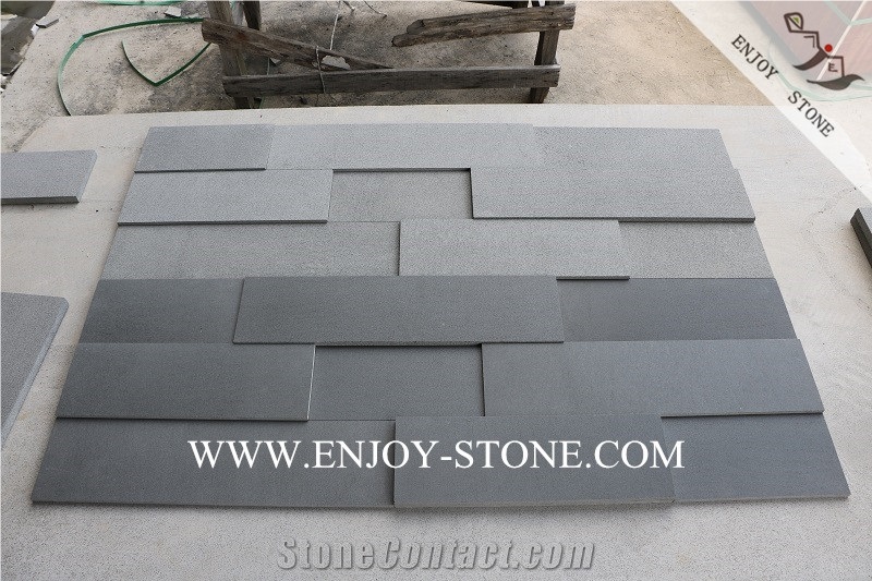 3 Dimensional Basalt Stone Veneer,Wall Cladding Culture Stone,Stacked Stone Veneer,Sawn Cut Finish Culture Stone