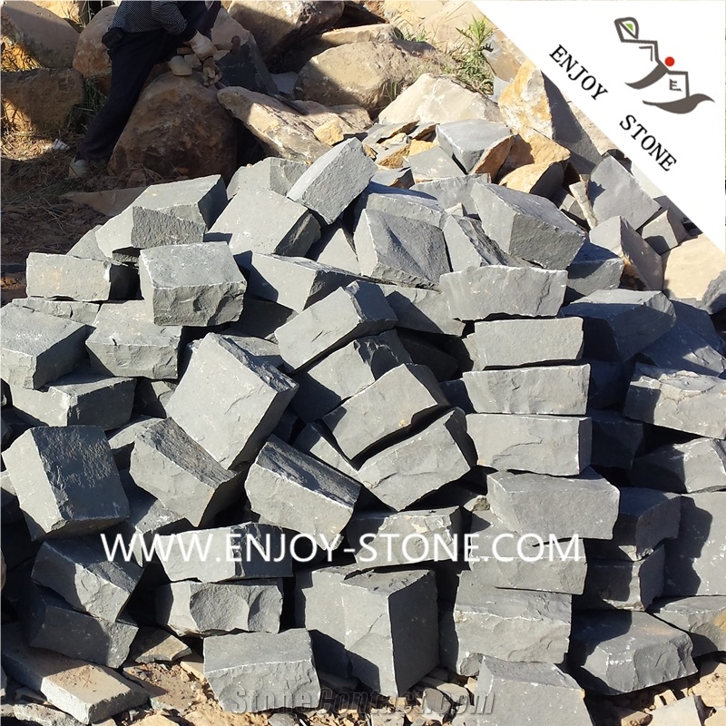 Andesite Stone Paving Sets,Cobblestone for Walkway,Garder Stepping Pavements