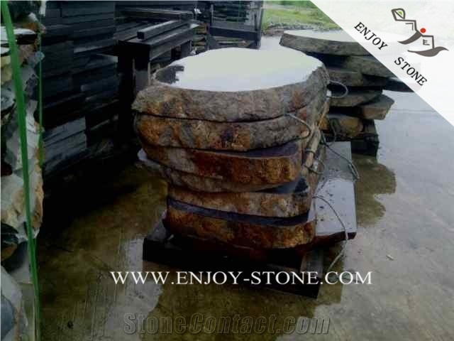 Bluestone Irregular Flagstone,Gray Basalto Random Flagstones,China Basalt Crazy Paver,Grey Basalt Flagstone Paving