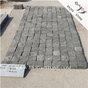China Basaltina Natural Split Brick,China Basalt Paving Sets,Zhangpu Bluestone Handcut Cube Stone,Gray Andesite Natural Split Cobblestone