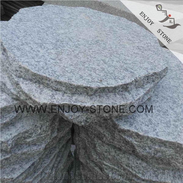 China G603 Super White Grey Granite,G3503 Light Color Granite,Crystal Grey Flagstone Courtyard,Stepping Stone,Landscaping Flagstone Paving,Flagstone Road Paving