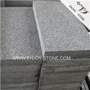 China G654 Granite Flamed Burshed, Sesame Black Granite,Padang Dark Granite Tile & Slab