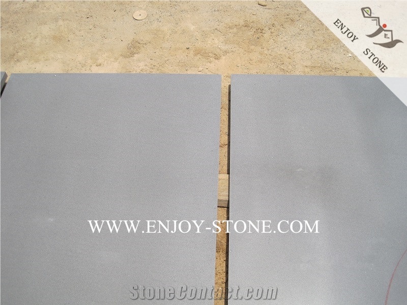 China Grey Basalt Tiles,Hainan Grey Andesite Wall Tiles,Honed Basalto/Basaltina/Basalt Tiles for Wall Covering&Flooring