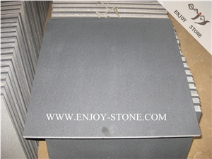 China Hainan Black Basalt Tiles for Flooring and Wall Cladding,Black Basalt Honed Tiles&Slabs