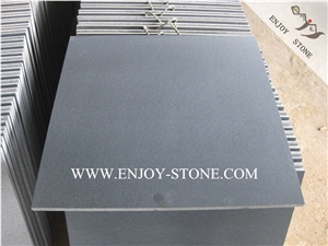 China Hainan Black Basalt Tiles for Flooring and Wall Cladding,Black Basalt Honed Tiles&Slabs