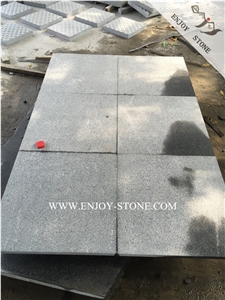 China Sesame Black G654 Granite Flooring Tiles,Dark Grey Granite for Outdoor Wall Covering,Floor Covering