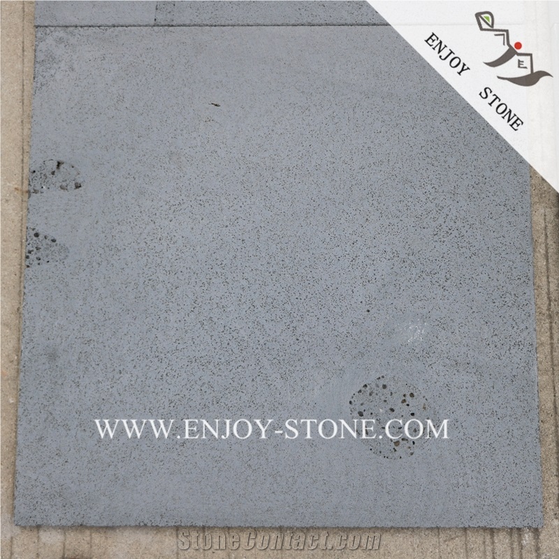 China Zhangpu Basalt with Cat Paws, Grey Basalto Tile,Grey Andesite Paver with Catpaws,Bluestone with Honeycomb Paver,Paving Stone