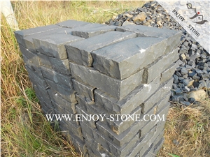 China Zhangpu Black Basalt Cube/Cobble Stone,Exterior Pavement,Garden Stepping Pavements,Terrace Floors