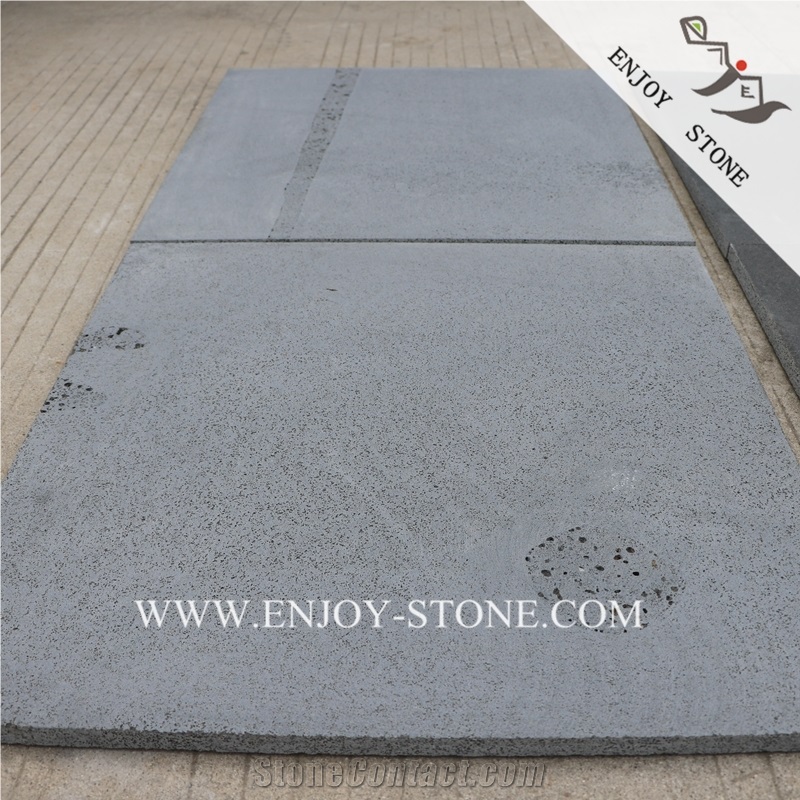 China Zhangpu Bluestone, Grey Basalto Tile,Grey Andesite Paver with Catpaws,Bluestone with Honeycomb Paver,Paving Stone,Andesite Wall Tiles