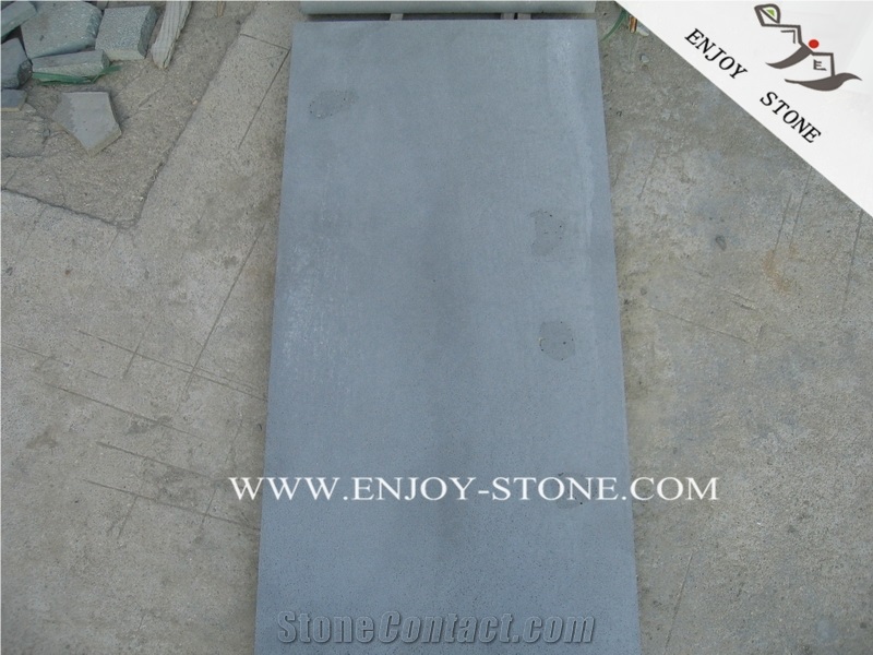 China Zhangpu Bluestone Tiles with Honeycomb Tile,Dark Grey Andesite Paver with Catpaws,Paving Stone,Andesite Paver,Basalt Slabs