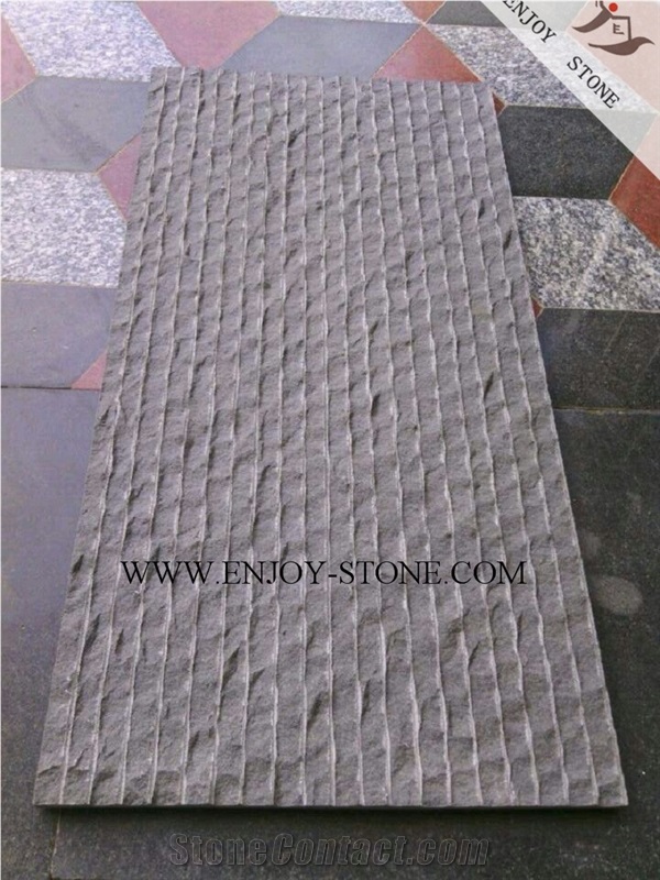 Chinese Grey Basalt/Basaltina Half Planed Tiles for Wall Cladding,Flooring Slabs&Tiles,Cut to Sizes