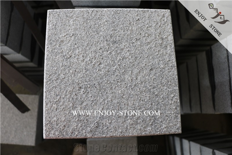 Chinese Grey G654 Padang Dark Granite,Flamed Surface Sides Sawn Cut Paving Sets,Driveway Paving Stone