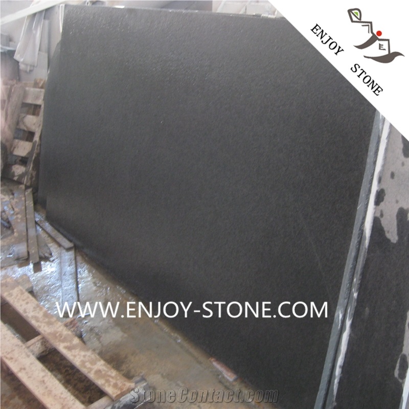 Flamed Chinese Black Granite,Granite Big Slabs,Black Pearl G684,Fuding Black,Fujian Black,Absolute Black Granite