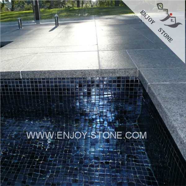 Fuding Hei Granite,Black Sesame Tile,Swimming Pool Border Tile,Pool Tile Prices