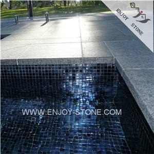 Fujian Black Granite Swimming Pool Tiles for Sale,Swimming Pool Coping Tiles