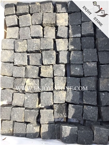 G3518 Fuding Black,Padang Black,Absolute Black Granite Cobblestone,G684 Fujian Black Granite Cube,G684 Black Pearl Granite Cobble Stone