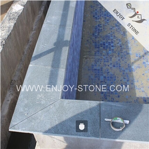 G612 Zhangpu Dark Green Granite,Oliver Green Swimming Pool Granite Tile,Simming Pool Border Tile,Pool Channels,Pool Coping Stone