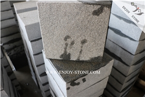G654 China Dark Grey Granite Cube Stone,Sesame Black Driveway Granite Paving Stone,G654 Top Flamed Cobble Stone,Exterior Paving Sets