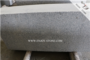 G654 China Dark Grey Granite,Padang Dark Granite Kerb Stone,Flamed Boarder Curbstone,Exterior Road Side Kerbs