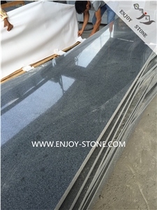 G654 Grey Granite Polished Tiles,Impala Black Granite Wall Covering,Sesame Black Polished Granite Slabs,Granite Flooring