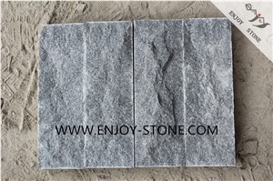 G654 Mushroom Stone,Chinese Cheap Dark Grey Granite Mushroomed Wall Claddding,Natural Split Face Mushroom Granite Stone