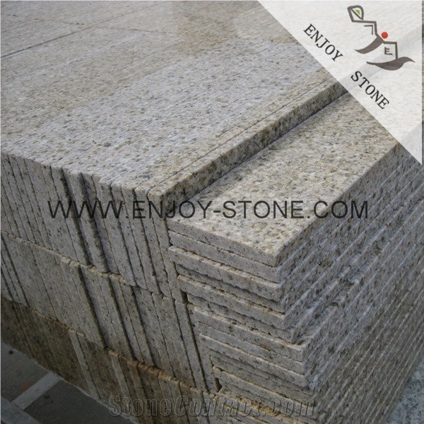 G682 Rusty Yellow Granite,Misty Yellow Granite Wall Covering,Beige Granite Cut to Size Tiles for Exterior Pattern