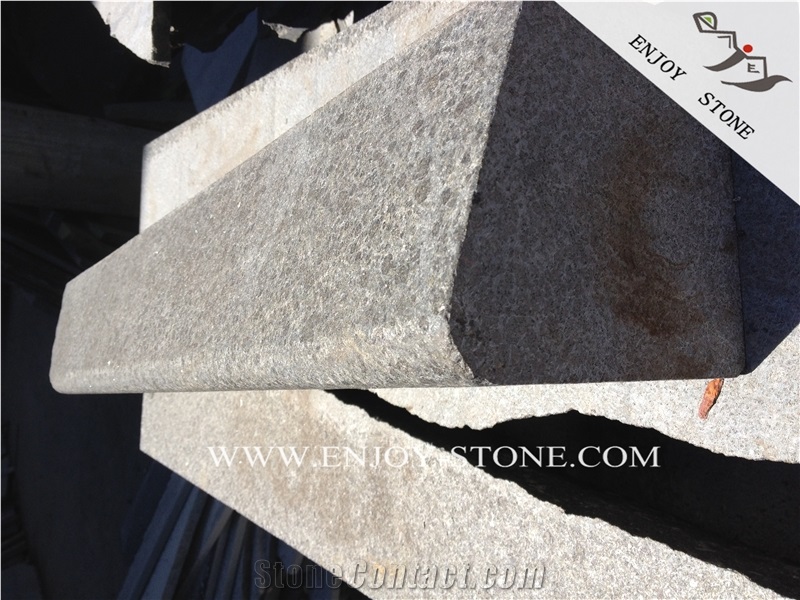 G684 Black Pearl Granite Curbstone,China Black Kerbs,Absolute Black Granite Curbs,G684 Black Granite,G3518,Fuding Black