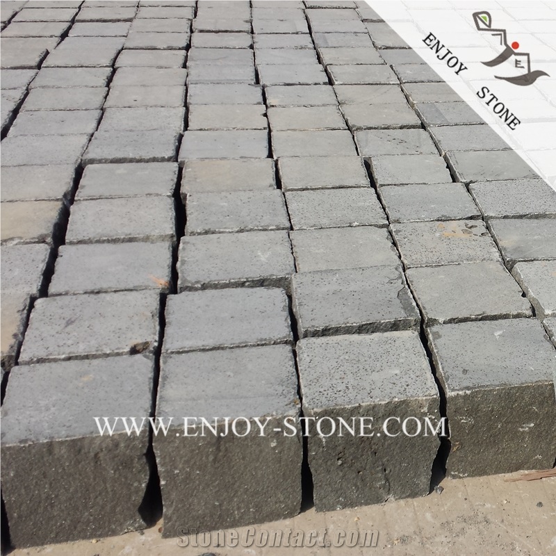 Gray Bluestone Handcut Cube Stone,Split Basalt Garden Pavers,Basaltina Natural Split Brick,China Basalt Paving Sets,Natural Split Basalt Cobblestone