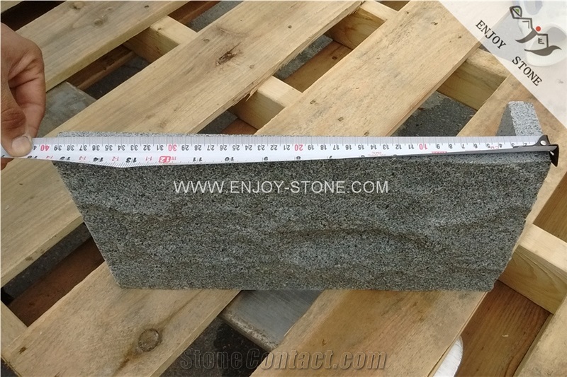 Gray Granite G654 Mushroom Flat Stone, Mushroom Corner,One-Piece Mushroom Stone for Wall Cladding,Flooring Pavers
